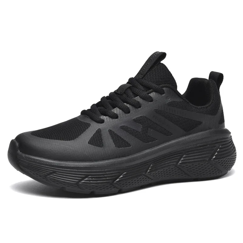 New Men Women Running Shoes Thick Sole Cushioning Sneakers Breathable Mesh Lightweight Jogging Training Athletic Walking Shoes