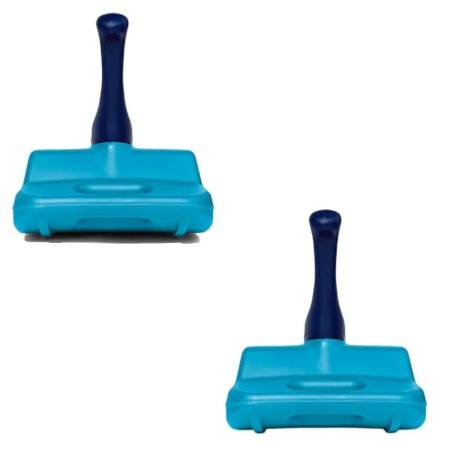 Freestyle Mini Luge Snow Sled – Made in USA – Lightweight Steerable Sit-Down Racer (Aqua Blue, 2 Pack)
