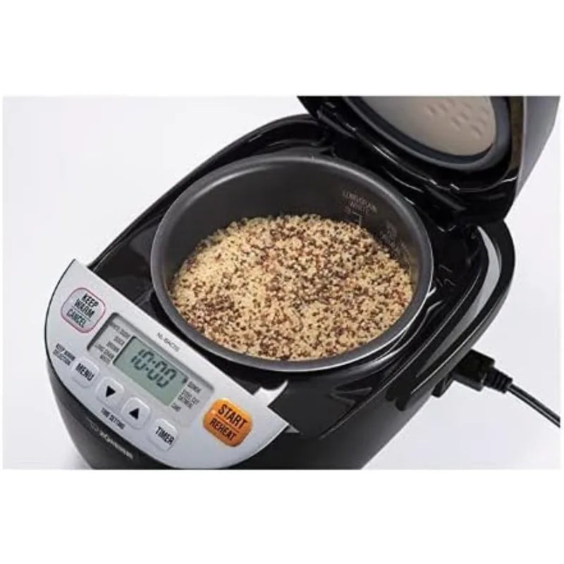 Zojirushi 612252-NL-BAC05SB Micom Rice Cooker and Warmer, Silver Black