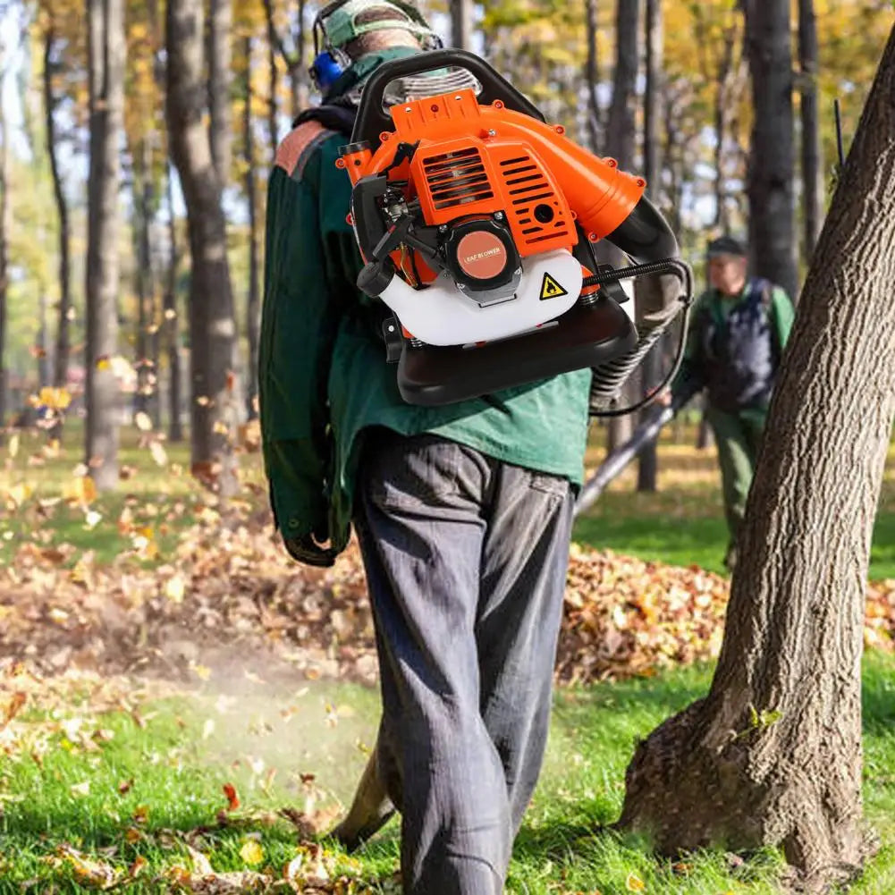 52CC Gas Powered Backpack Leaf Blower 2 Stroke Strong Wind Snow Blower 550 CFM Garden Yard Power Tools