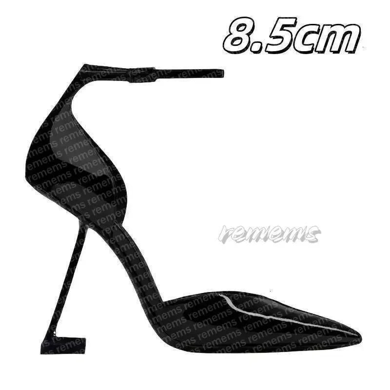 Designers' high heels, women's fishmouth, thin slippers, letters and empty high-heeled sandals, pointed shoes. size 35-41 000