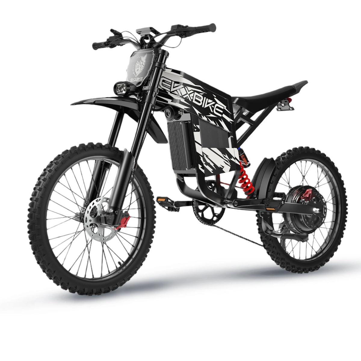 EKXBIKE TX1 Electric Motorcycles 6000W Brushless Gearless Motors 60V30AH Lithium Battery Speed 80Kmh Adult Off Road MTB Ebike