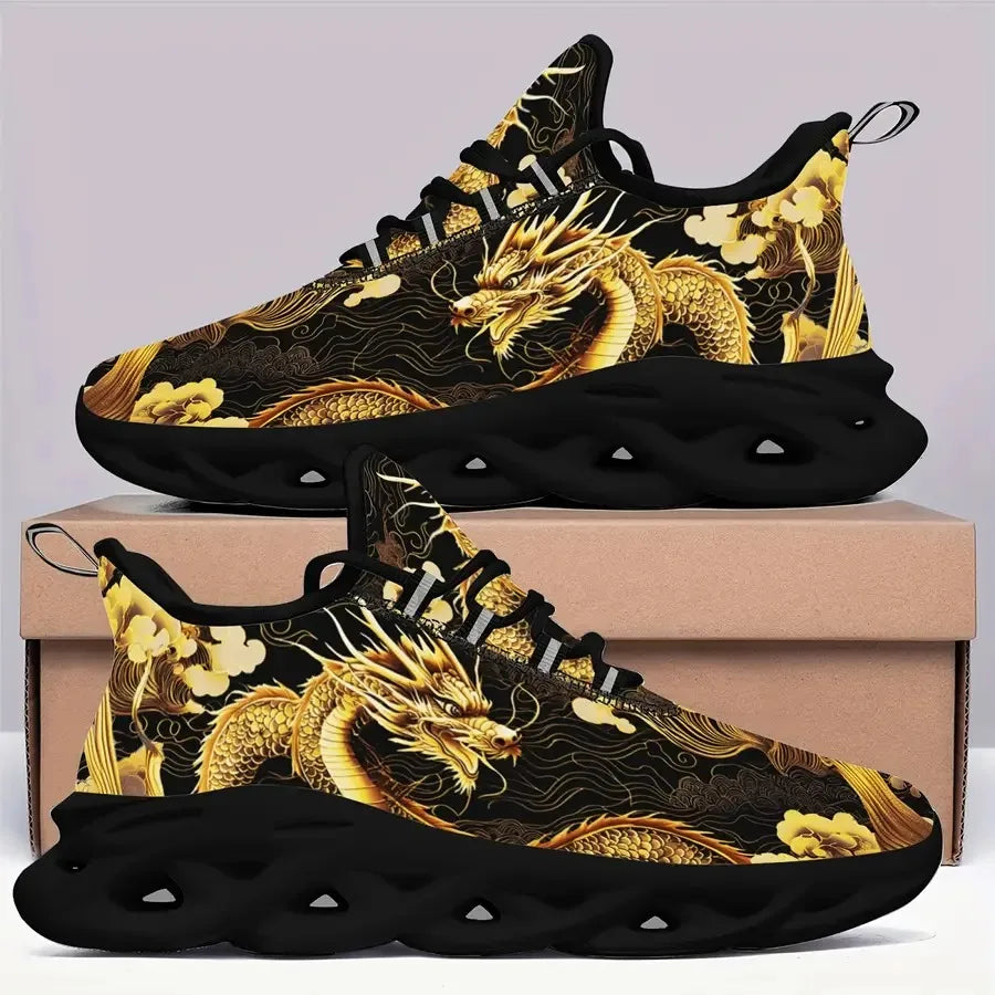 Themed Sneakers Breathable and Lightweight Low-top Lace-up Shoes Suitable Running and Hiking Cartoon Pattern All-season Street