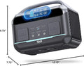 Portable Power Station 600W (1200W Surge), 576Wh (180,000mAh) Solar Generator,LFP Battery 1Hour Fast Charging, 100W USB-C Output