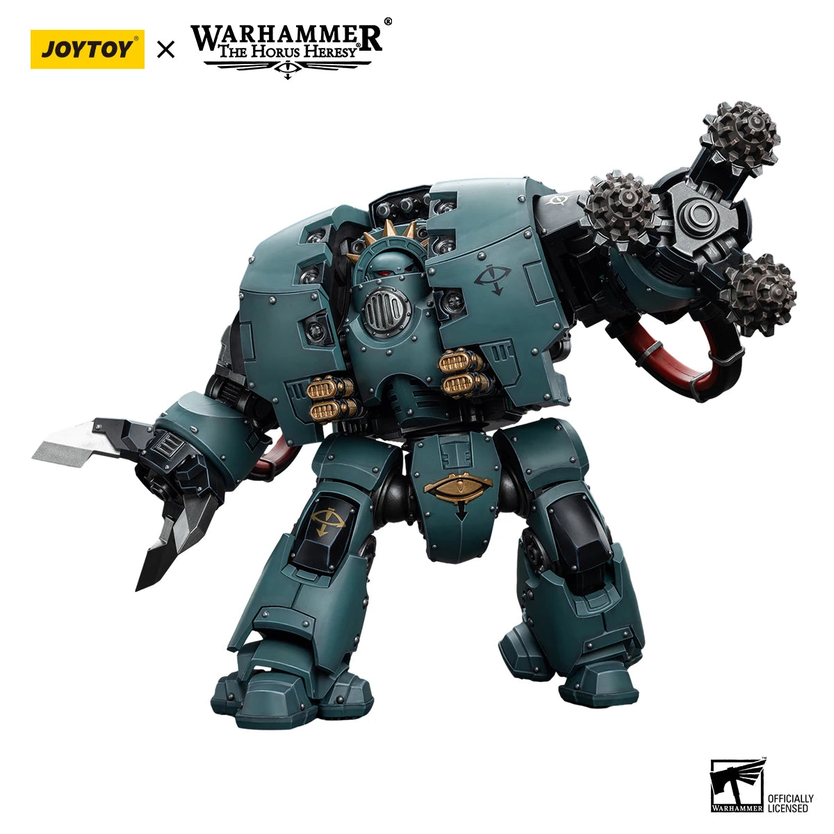 JOYTOY Warhammer 40k 1/18 Action Figures Mecha Anime 28.6cm Sons of Horus Leviathan Dreadnought with Siege Drills