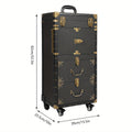 1 Professional Hairdressing Case Large Storage Partitioned Design for Hairstylists Organize Styling Tools Neatly Quick Access
