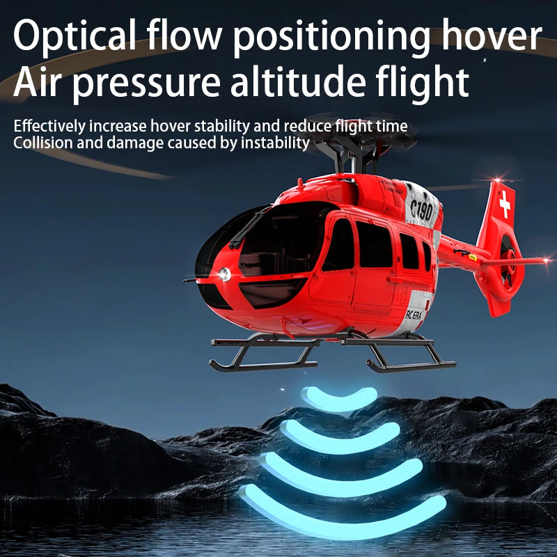 RC ERA C190 H145 1:30 Scale Optical Flow Positioning Gyro Stabilized RC Helicopter Remote Control Aircraft Hobby Toys for Adult